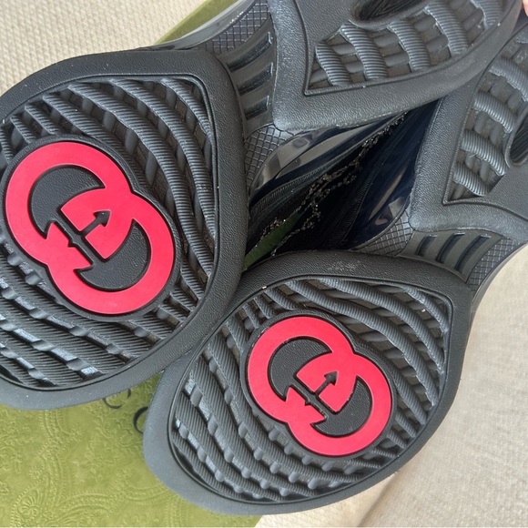 GUCCI Women's GG Crystal Embellished Run Sneakers - Picture 11 of 17